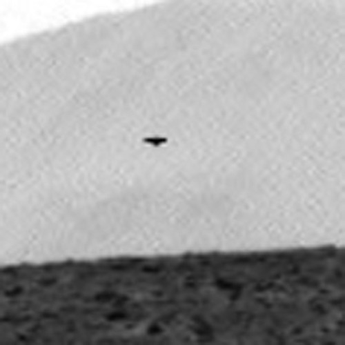 "Летающая тарелка" на Марсе.