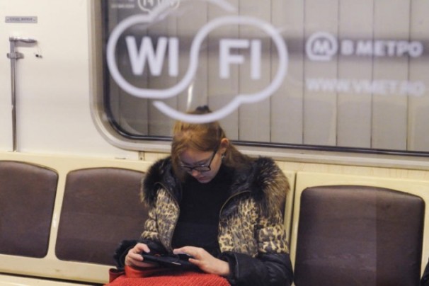 По количеству бесплатных точек Wi-Fi Москва занимает 2-ое место в мире