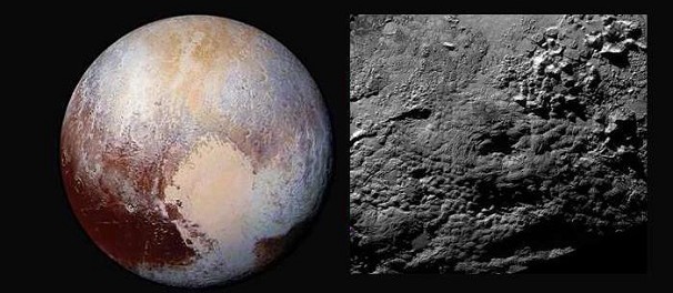 Аппарат New Horizons сделал цветное фото ледяного вулкана на Плутоне