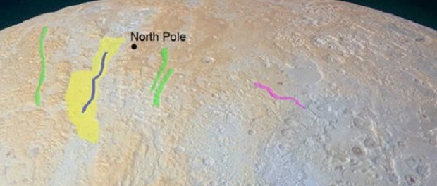 NASA обнародовало снимок ледяных каньонов Плутона