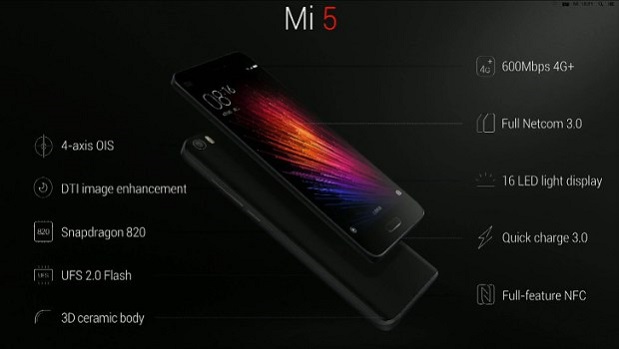Xiaomi представила флагман Mi 5 за $350