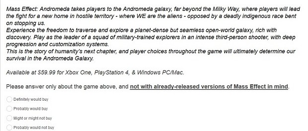 Немного новых подробностей Mass Effect: Andromeda