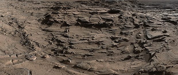 Curiosity передал на Землю панораму миллиардов лет истории Марса