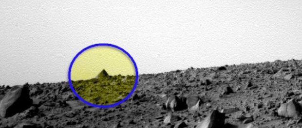 NASA опубликовало фотографии Марса с человеческой тенью