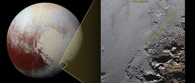 NASA опубликовало новые цветные кадры Плутона