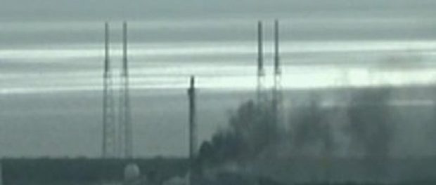 Видео со взрывом ракеты Falcon 9 появилось в глобальной web-сети