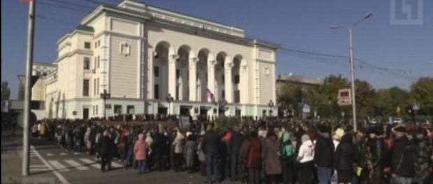 В Донецке попрощались с боевиком «Моторолой»