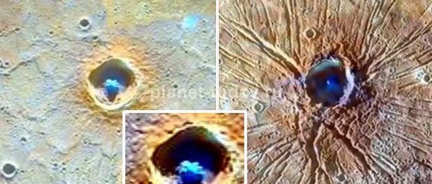 В NASA рассказали, что ученым удалось найти синие пирамиды на Меркурии
