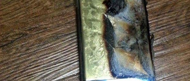 Galaxy Note 7 взорвался в руках вора