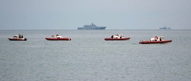 В Черном море отыскали огромное скопление обломков Ту-154 и фрагментов тел