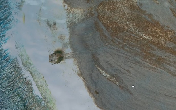 Обломки НЛО обнаружены на необитаемом острове