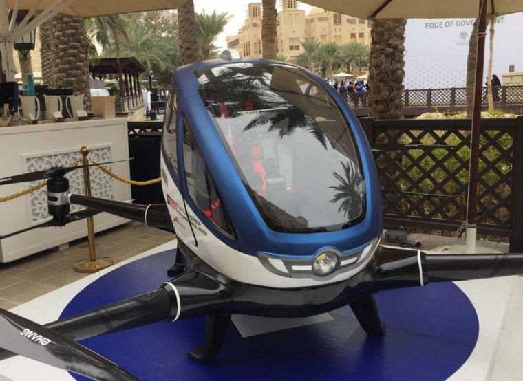В Дубае начнут работать пассажирские дроны
