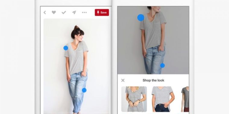 Pinterest представила сервис для поиска объекта по его фотографии