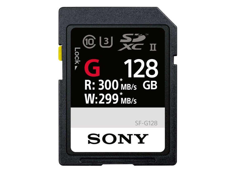 Сони анонсировала карту памяти SD с рекордной скоростью записи 299 МБ/с