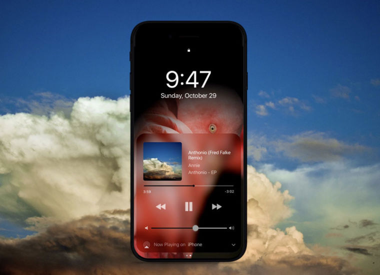Новый концепт демонстрирует как может выглядеть iPhone 8 с безрамочным дизайном и режимом Dark Mode