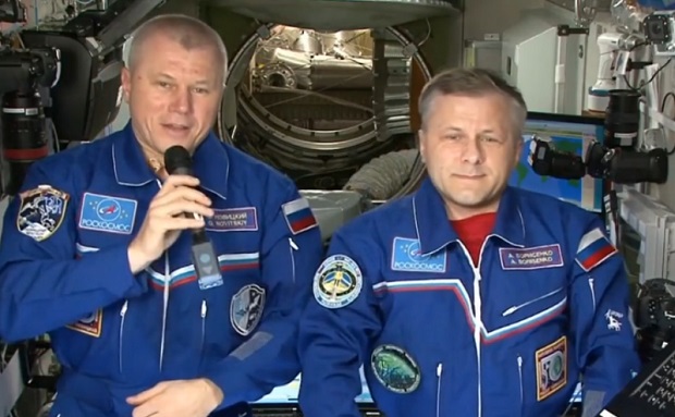Привет с МКС: русские космонавты записали видеопоздравление с 8 марта
