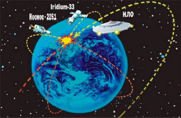 Работник NASA объявил, что столкновение спутников спровоцировали инопланетяне