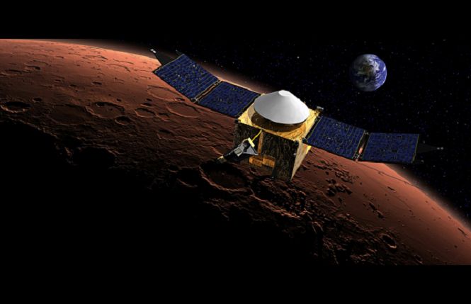 В атмосфере Марса обнаружили металлические частицы