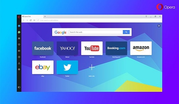 Новый браузер Opera сейчас поддерживает мессенджеры фейсбук Messenger, Telegram и WhatsApp