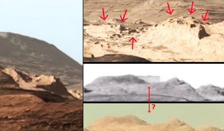 Древнейшие руины города обнаружили уфологи на Марсе