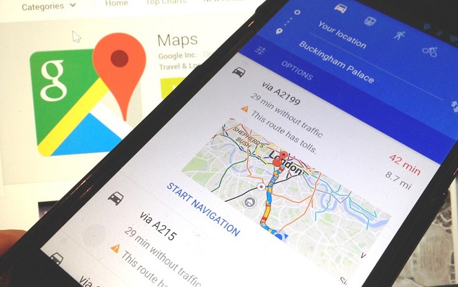 «Google Карты» сейчас умеют искать парковки