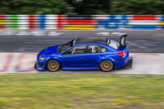 Subaru показала, как седан WRX STI установил рекорд Нюрбургринга