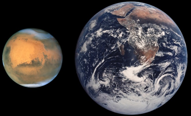 Учёные убеждены, что Марс не красного цвета
