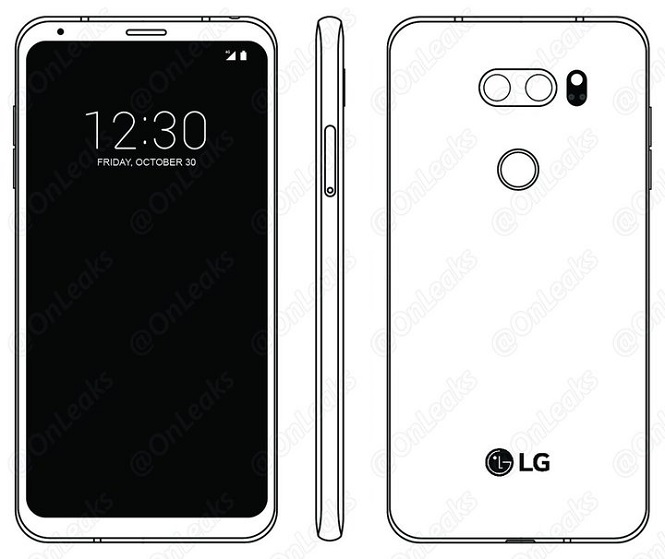 На новом изображении смартфон LG V30 выглядит новоиспеченной версией LG G6