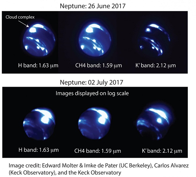 Ученым удалось понаблюдать за огромным штормом на Нептуне