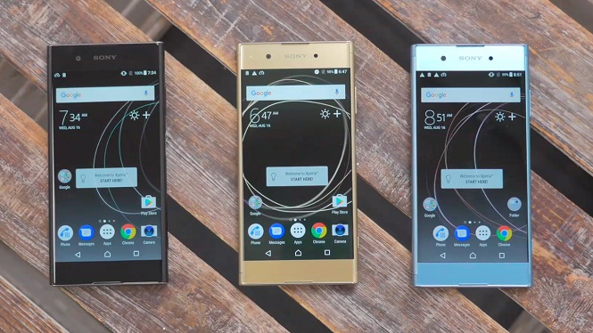 Рендерные фото телефона Сони Xperia XZ1 Compact