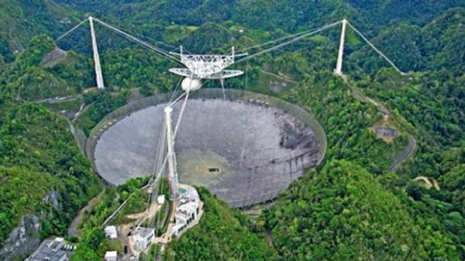Циклон «Мария» поломал популярный мощный радиотелескоп «Аресибо»