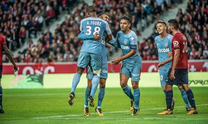 «Монако» разгромил 4:0 «Лилль» в чемпионате Франции благодаря дублю Фалькао