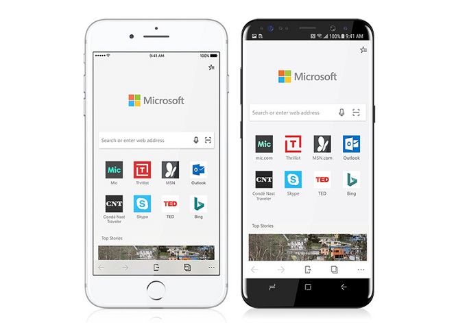 Компания Microsoft запускает мобильный браузер Edge для андроид и iOS