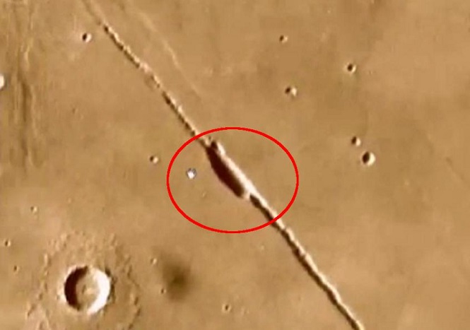 Уральский исследователь нашел на Марсе 18-километровый «звездолет» инопланетян