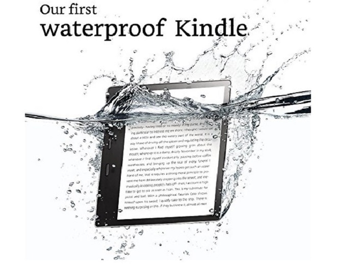 Amazon показала свою первую электронную книгу с защитой от воды