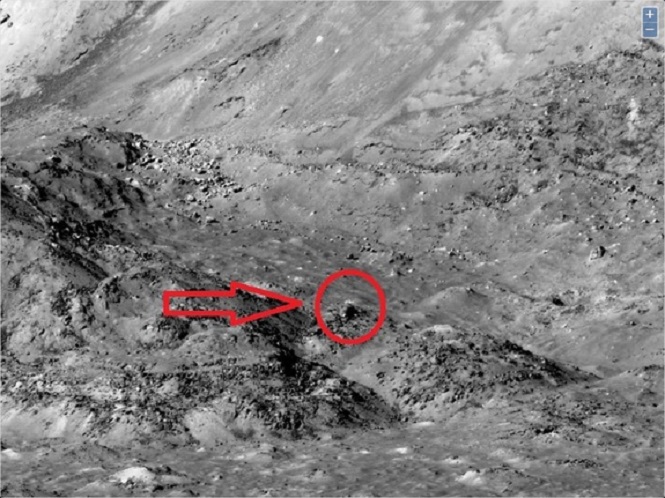 Уфологи обнаружили в лунном кратере Тихо таинственный НЛО