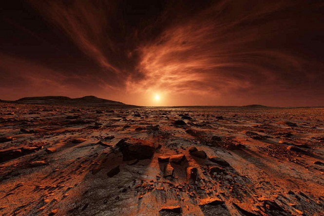Стало известно, когда на Марсе случится извержение вулкана