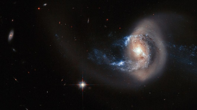 Самое крупное столкновение галактик в истории