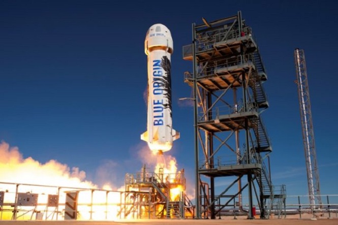 Компания Blue Origin провела тестирования космического корабля New Shepard