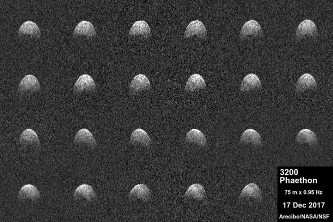 NASA опубликовало кадры астероида Фаэтон