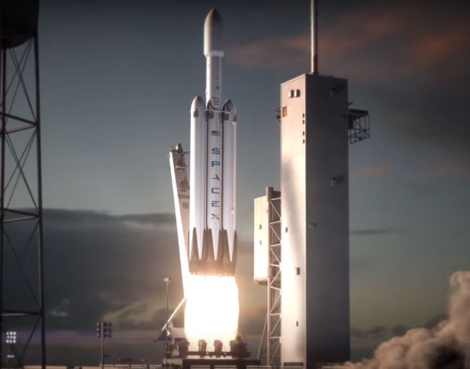 1-ый запуск ракеты Falcon Heavy назначен на 6 февраля