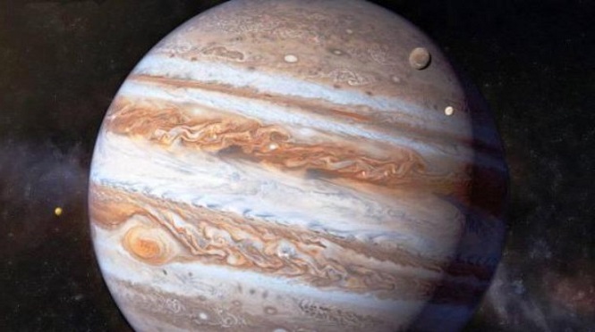 NASA показало облачные пояса в южном полушарии Юпитера