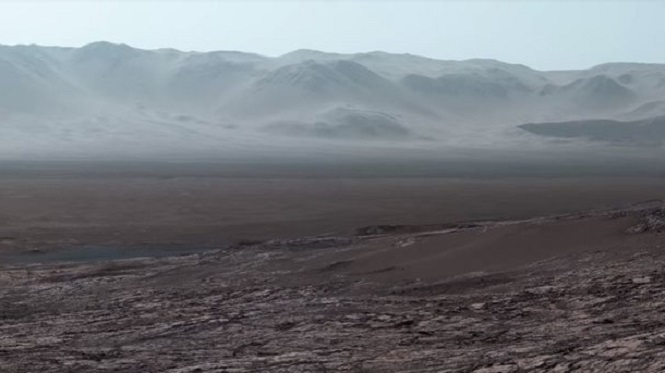 NASA показало эксклюзивные кадры Марса во время посадки Curiosity в 2012