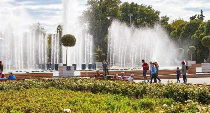 Сергей Собянин открыл самую огромную городскую детскую площадку в Парке Горького