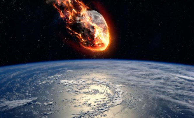 В Индии упал метеорит