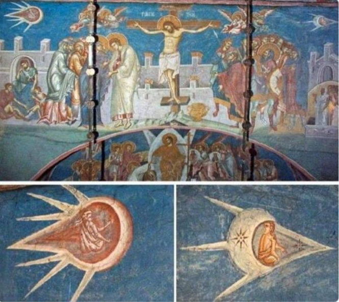 Изображены ли пришельцы на православных иконах