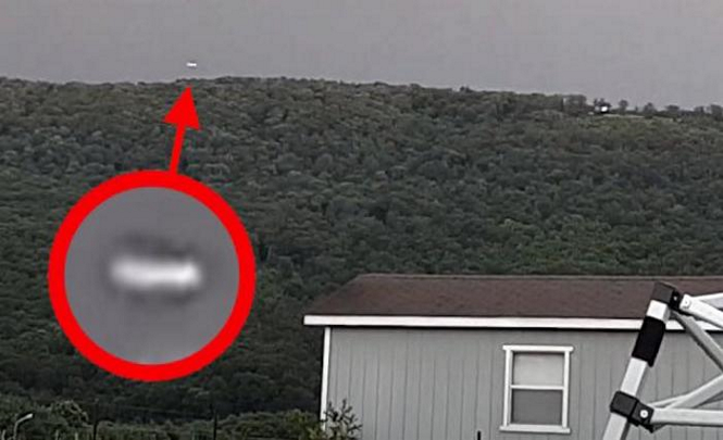 Дискообразный НЛО пролетел над Теннесси