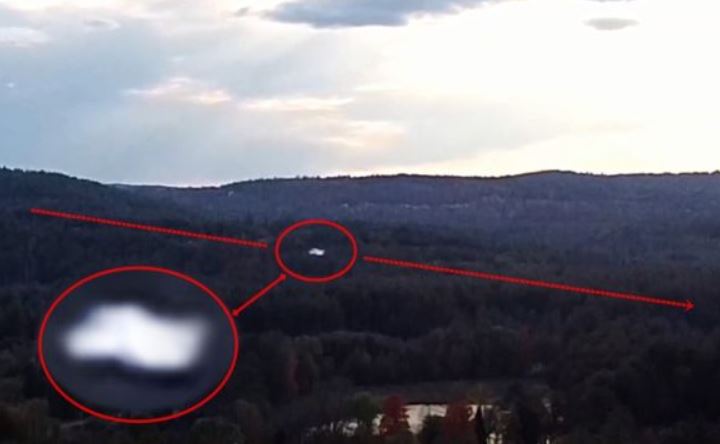 НЛО-Fastwalker запечатлен дроном над Милфордом, Нью-Гэмпшир