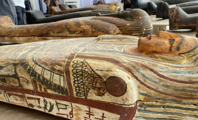 В Египте обнаружили 59 нетронутых саркофагов, которым 2500 лет