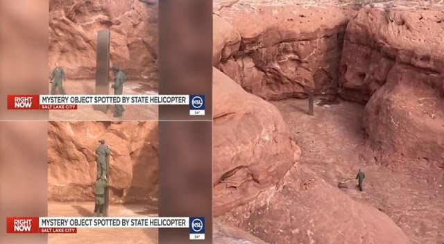 Загадочный монолит обнаружен в отдаленной части штата Юта